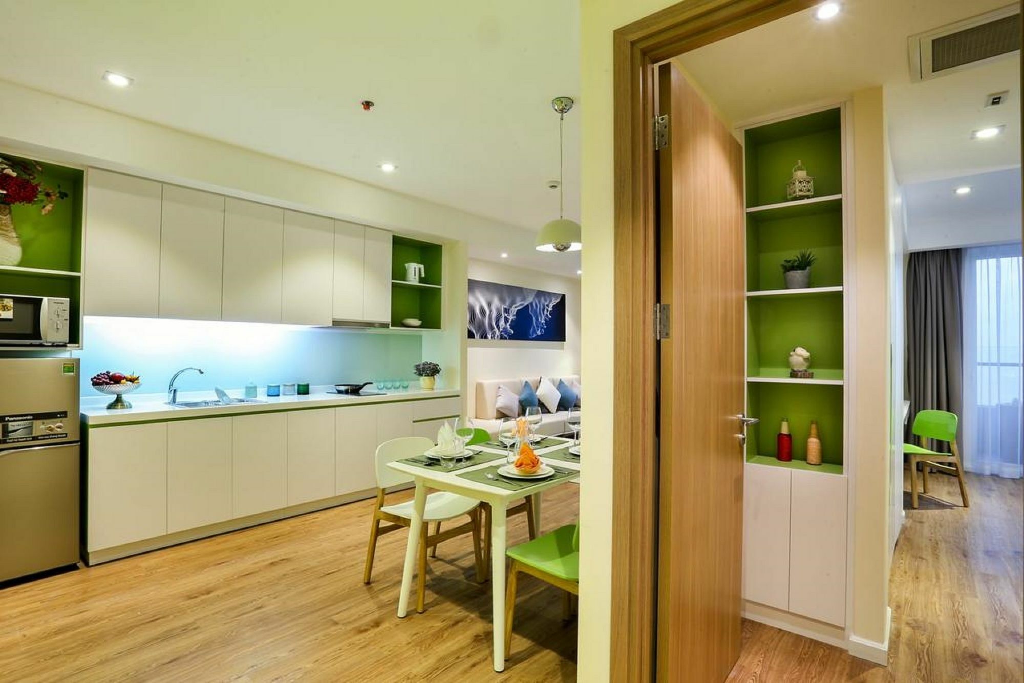 Atlantica Balcony Ocean View Serviced Apartment ニャチャン エクステリア 写真