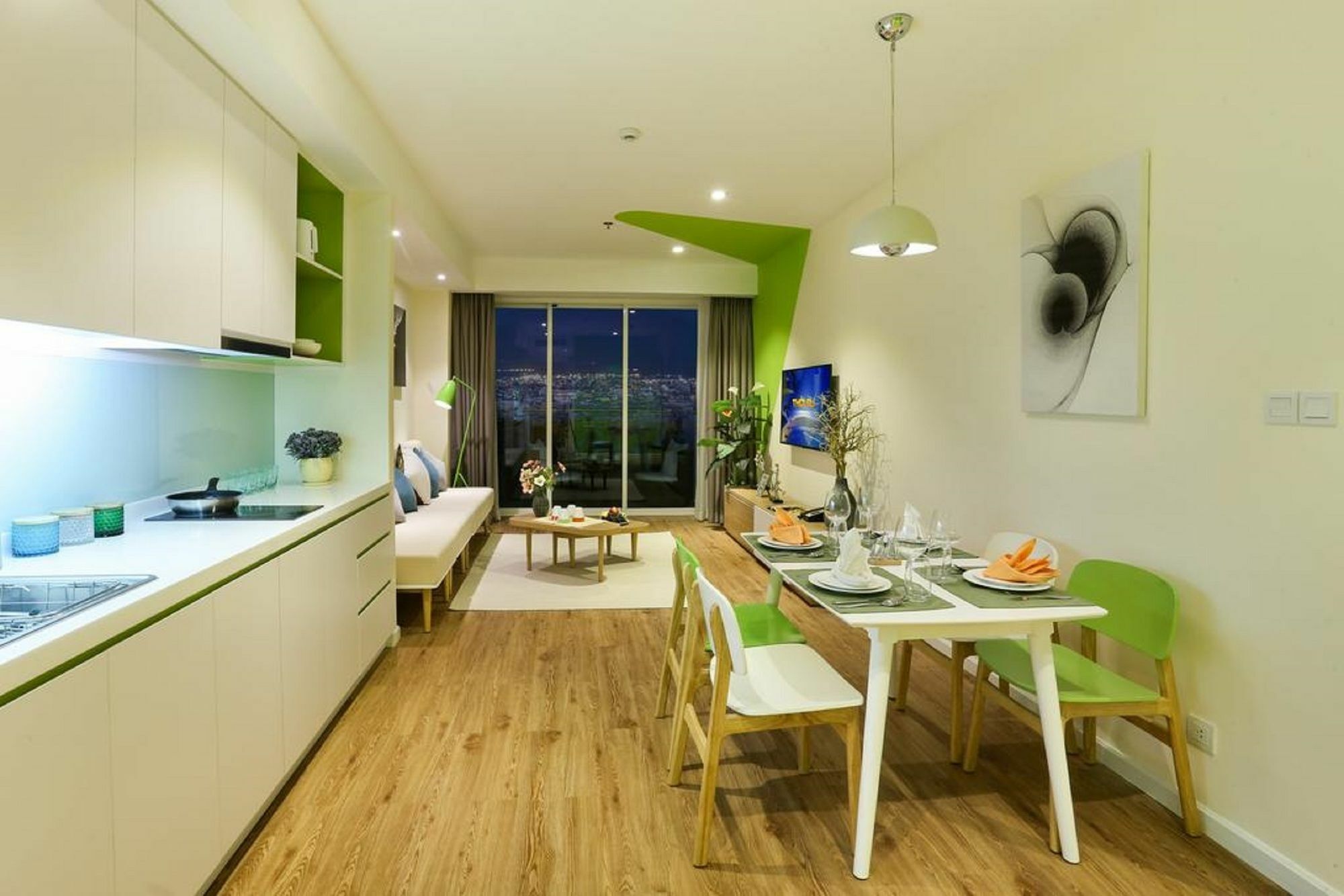 Atlantica Balcony Ocean View Serviced Apartment ニャチャン エクステリア 写真