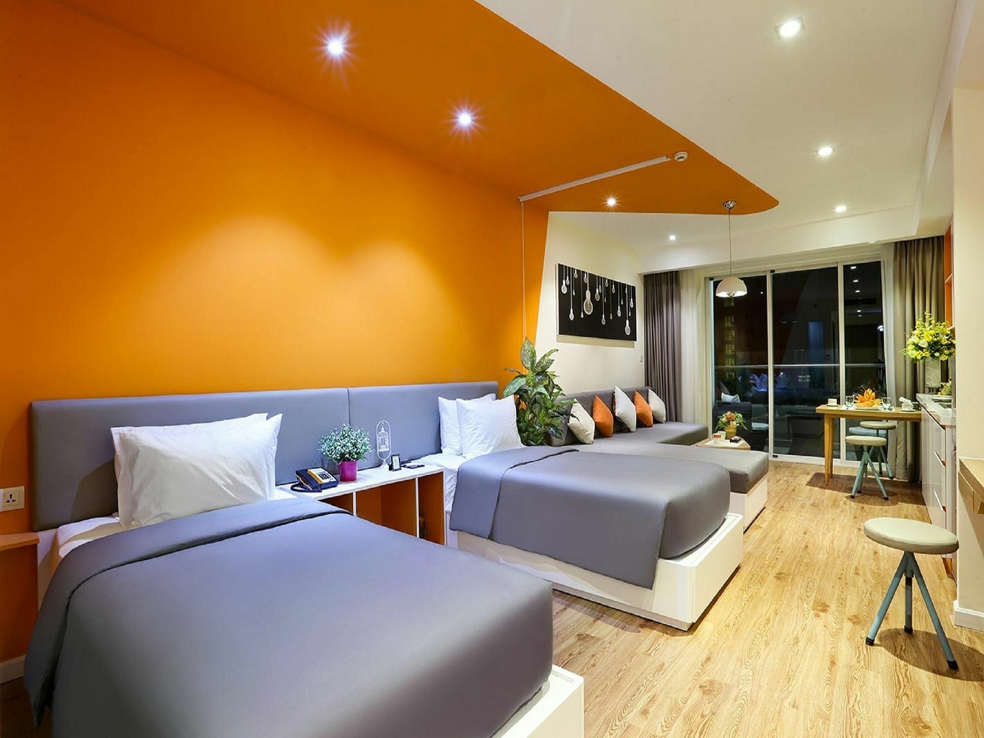Atlantica Balcony Ocean View Serviced Apartment ニャチャン エクステリア 写真