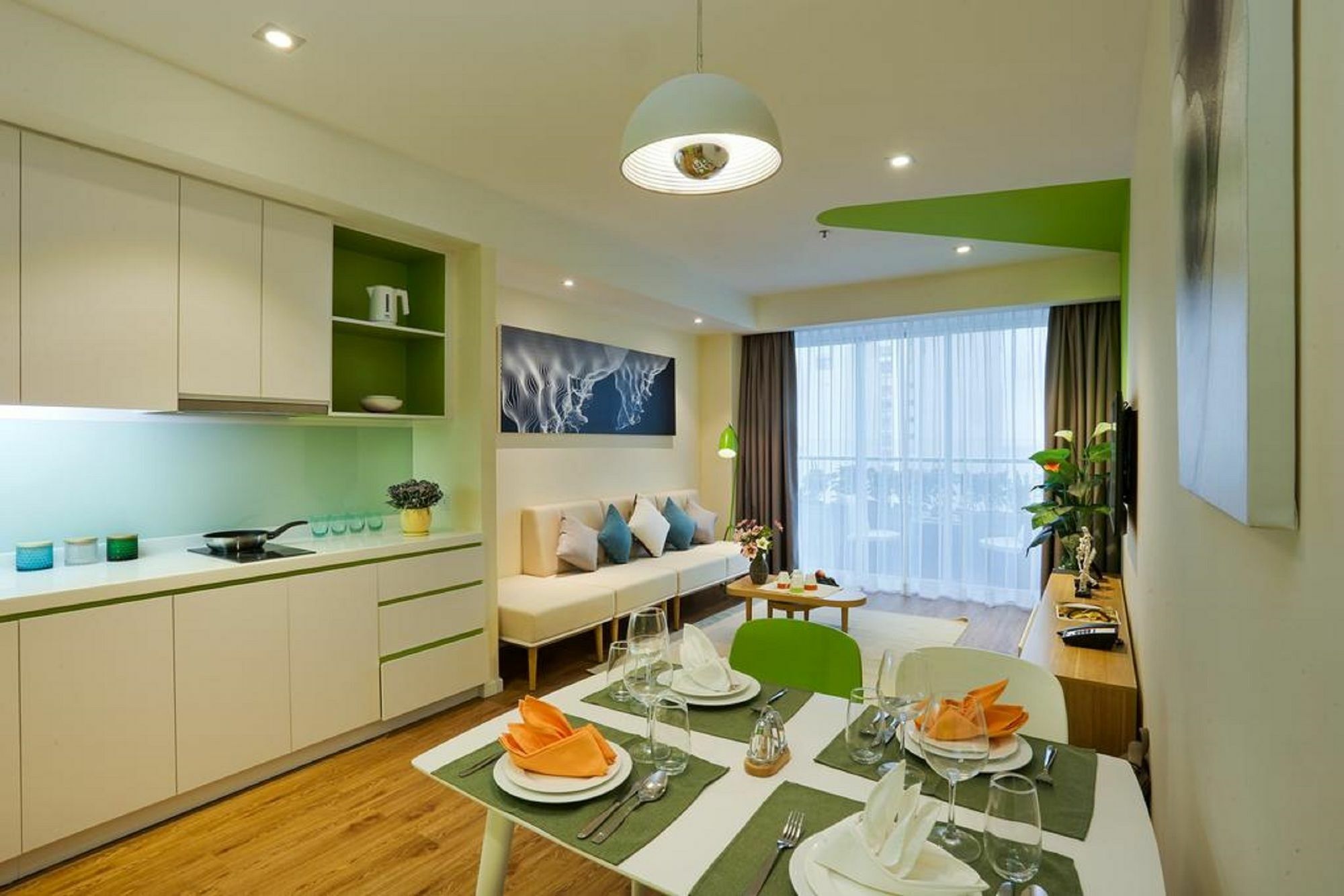 Atlantica Balcony Ocean View Serviced Apartment ニャチャン エクステリア 写真