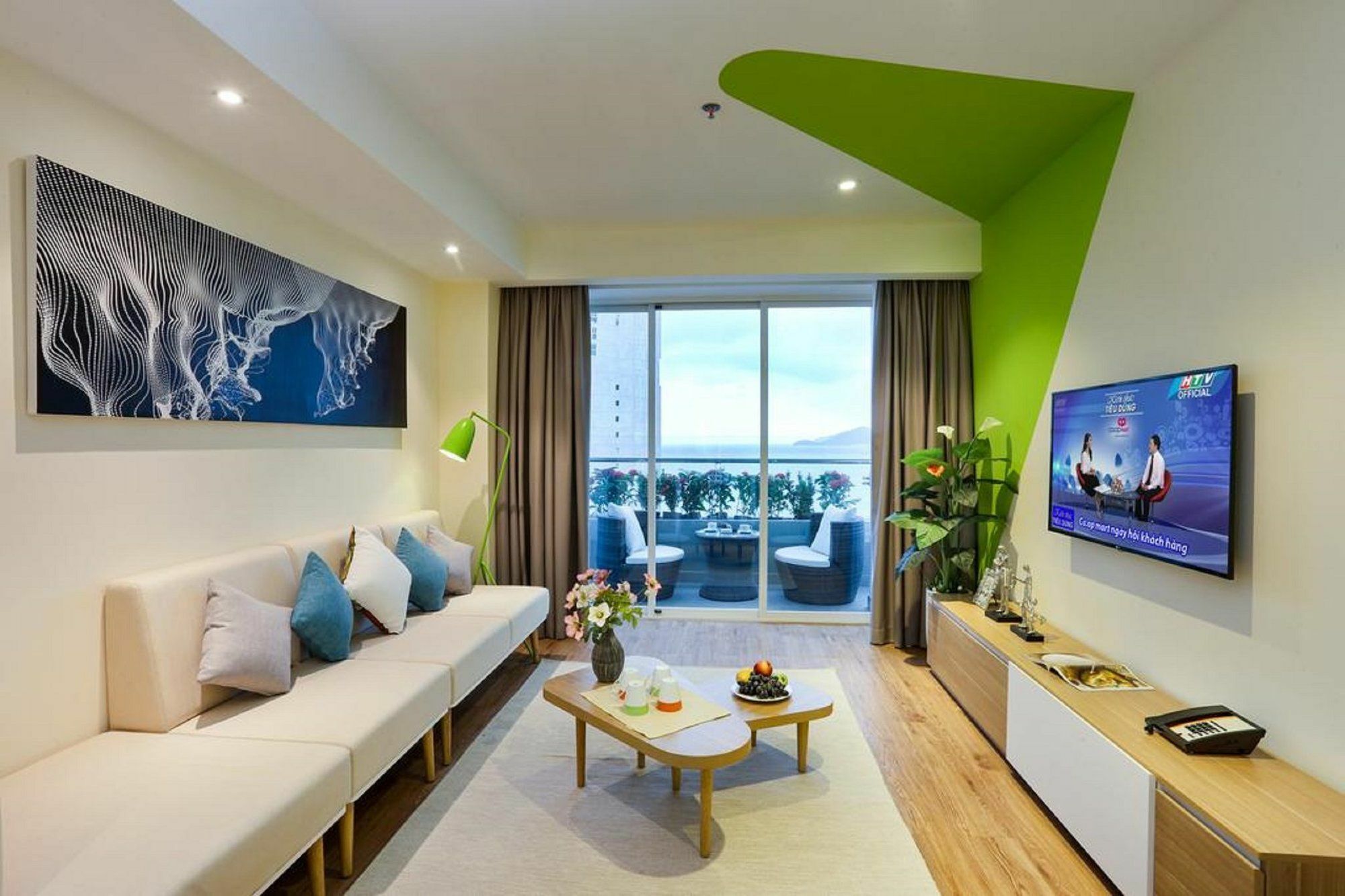 Atlantica Balcony Ocean View Serviced Apartment ニャチャン エクステリア 写真